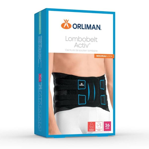 Orliman Lombobelt Activ ceinture de soutien lombaire H26cm T2