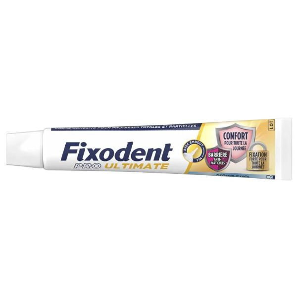 Fixodent Pro crème adhésive pour prothèses totales & partielles fraîcheur 40g