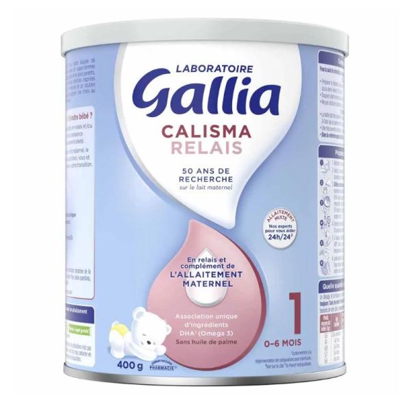 Gallia Calisma Relais 1 lait en poudre 0 à 6 mois 400g