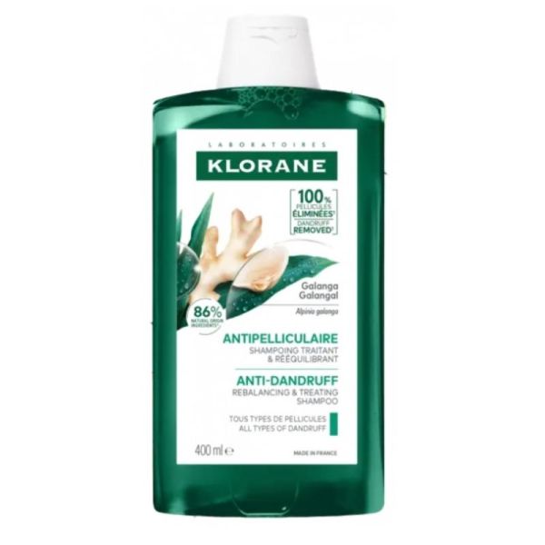 Klorane Antipelliculaire Shampoing Rééquilibrant au Galanga 400 ml