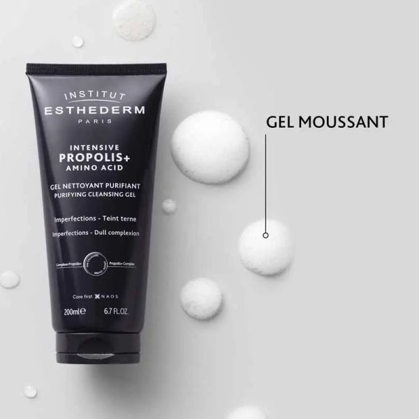 Institut Esthederm Intensive Propolis+ gel nettoyant purifiant imperfections et teint terne 50ml