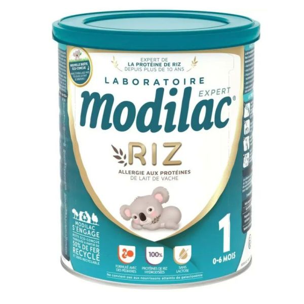 Modilac Expert riz lait 1er âge 800g