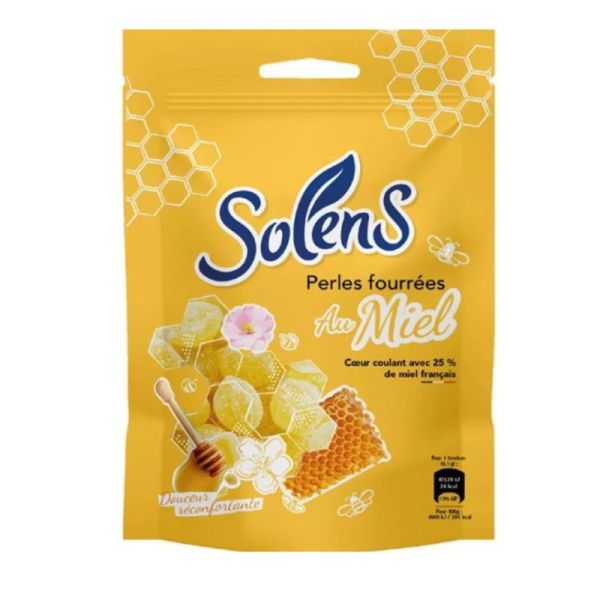 Solens Perles fourrées au miel 100g