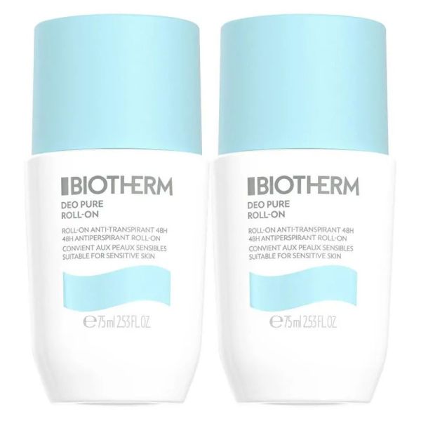 Biotherm Deo Pure roll-on anti-transpirant 2x75ml