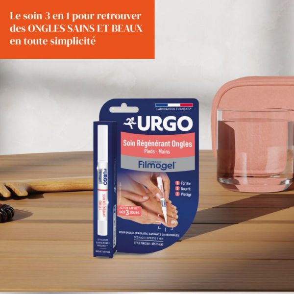 Urgo Filmogel stylo soin régénérant ongles pieds et mains 2,3 ml