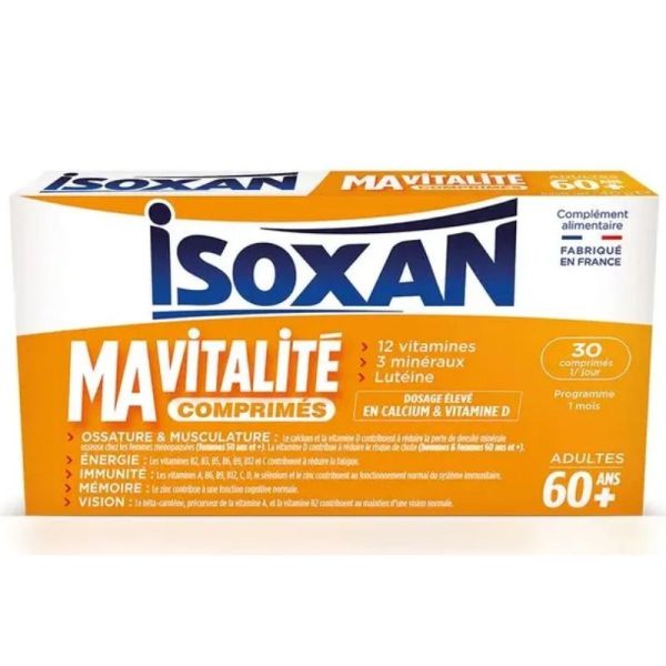 Isoxan Vitalité Senior triple action 20 comprimés