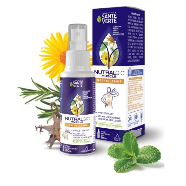 Sante Verte Muscle Spray relaxant confort musculaire 100ml