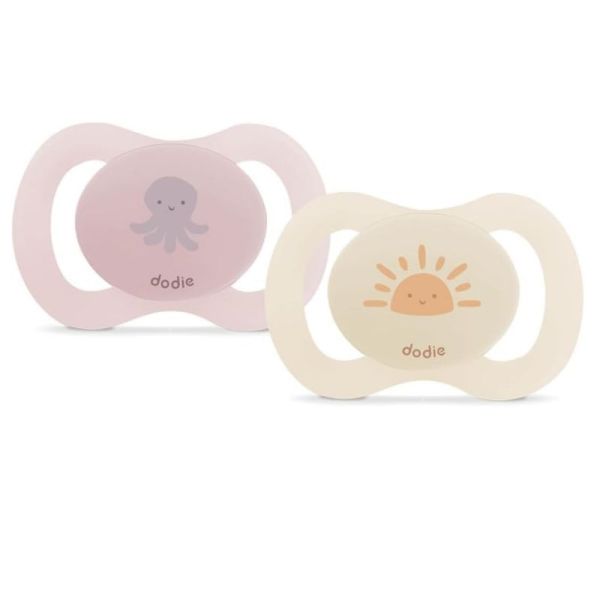 Dodie sucettes anatomiques silicone 0-2 mois new born petite pieuvre