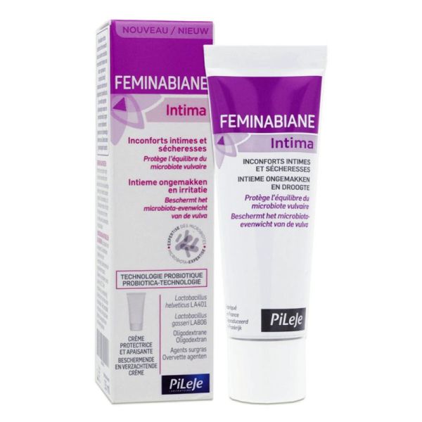 Pileje Feminabiane intima crème inconforts intimes et sécheresses 15ml