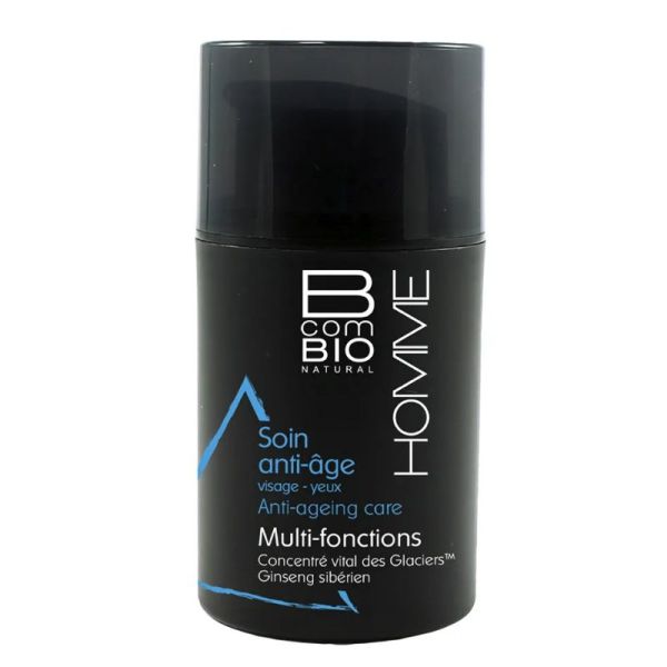 B-Com-Bio Homme Soin Anti-age Multi-fonctions Bio 50 ml