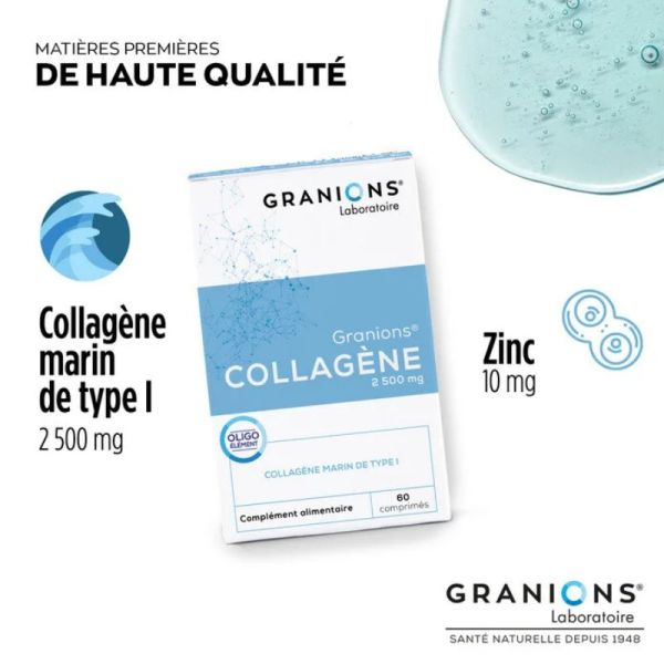 Granions Collagène 2500mg 60 comprimés
