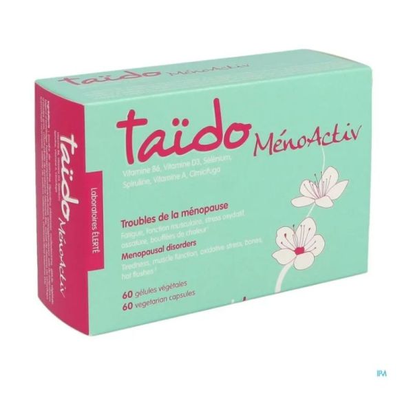 Taïdo MénoActiv troubles de la ménopause 60 gélules