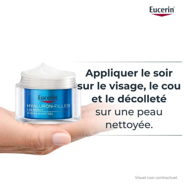 Eucerin Hyaluron-Filler + 3x Effect gel-crème soin de nuit booster 50ml
