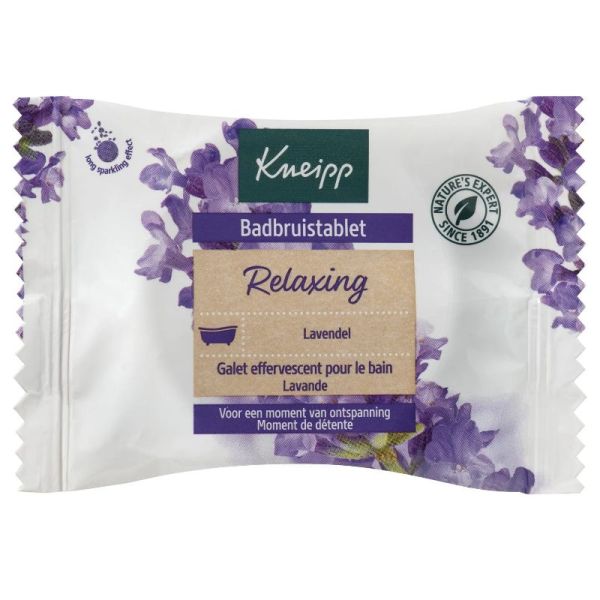 Kneipp Galet Effervescent pour le Bain Lavande 80 g