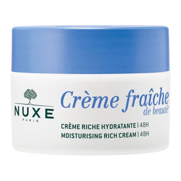 Crème Fraîche de Beauté Crème Riche Hydratante 48H 50 ml