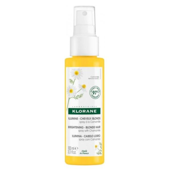Klorane Camomille spray éclaircissant cheveux blonds 100ml
