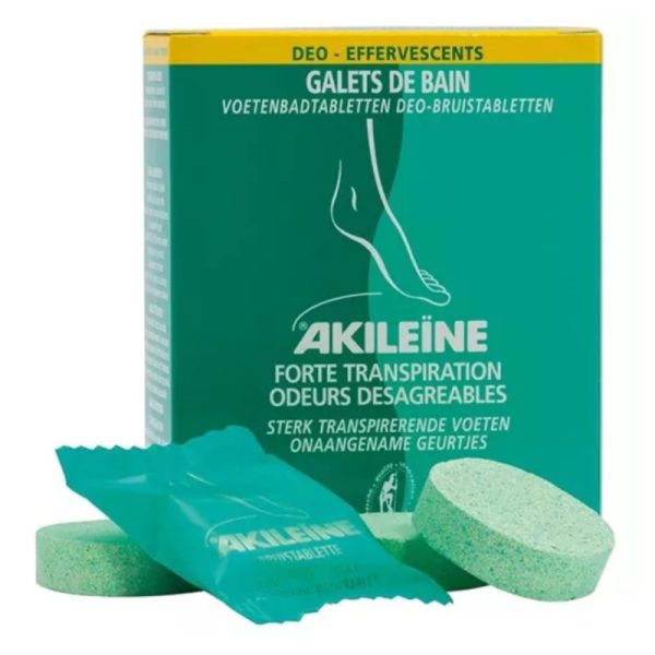 7 galets de bain déo effervescents