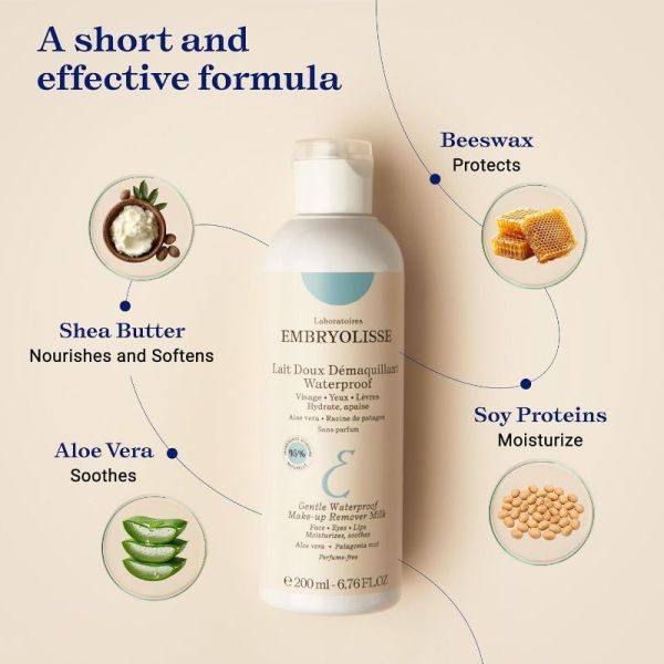 Embryolisse lait doux démaquillant waterproof 200ml