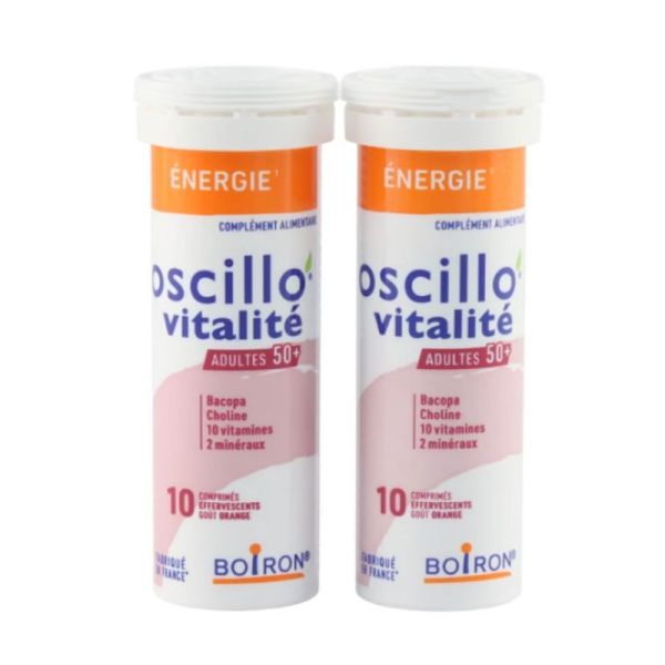 Boiron Oscillo' Vitalité adultes 50+ 20 comprimés