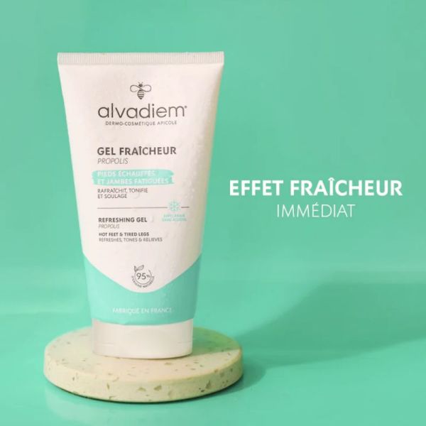 Alvadiem gel fraicheur froid Intense à la propolis 150ml