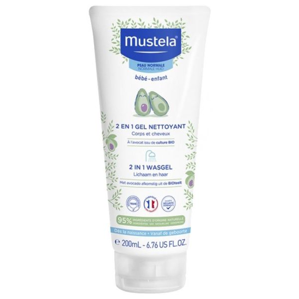 Mustela Gel nettoyant 2en1 200ml