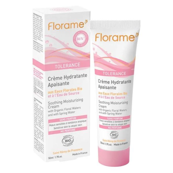 Florame crème hydratante apaisante Bio 50 ml