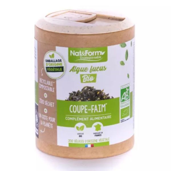 Nat&Form Ecoresponsable Algue fucus Bio 90 gélules