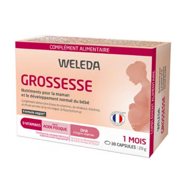 Weleda complément alimentaire grossesse 1 mois 30 capsules