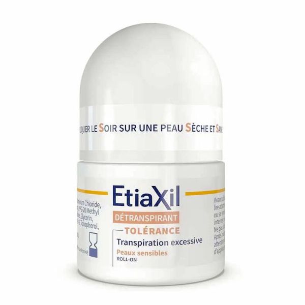 Etiaxil detranspirant séodorant Roll-On 3 jours peaux sensibles 2x15ml