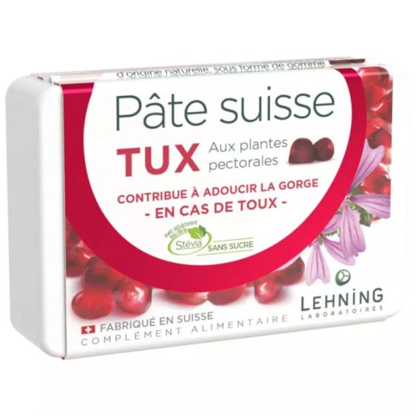 Lehning Pâte suisse Tux plantes pectorales 40 gommes