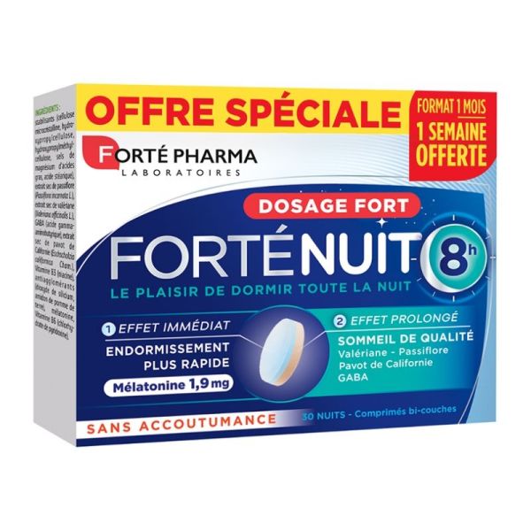 Forté Pharma Forté Nuit 8h 30 Comprimés Offre Spéciale
