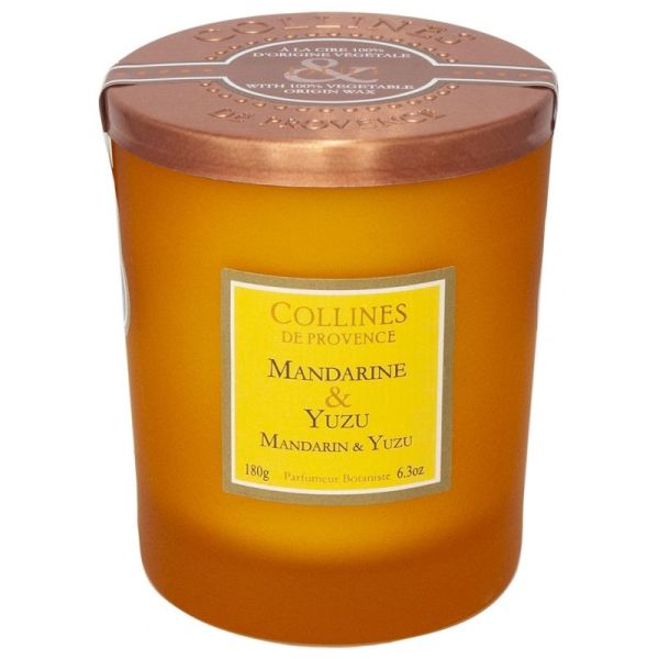 Collines de Provence Bougie Duo  Senteur Mandarine & Yuzu 180g