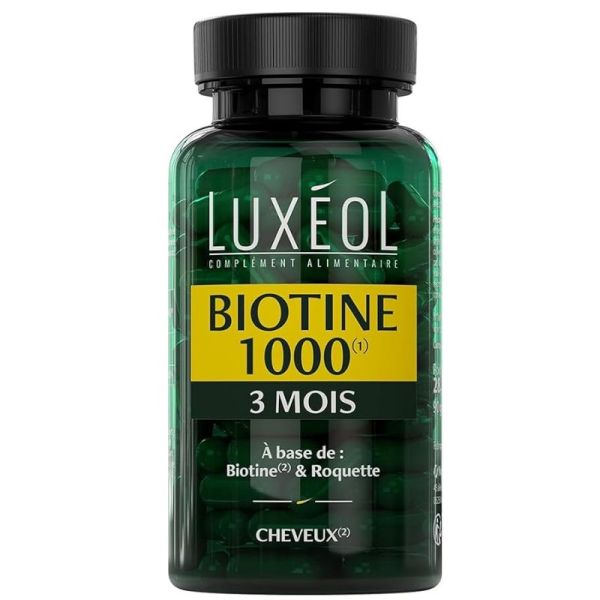 Luxeol Biotine 1000 90 gélules