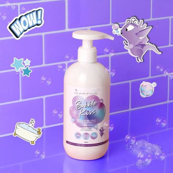Les Secrets de Loly Bubble Kiss soin lavant doux bébé et enfant 400ml