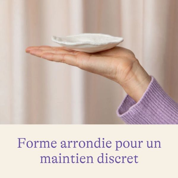 Lansinoh 4 coussinets d'allaitement lavables