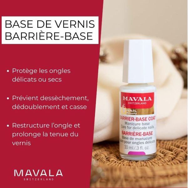 Mavala Base Protectrice ongles secs & fragiles 10ml