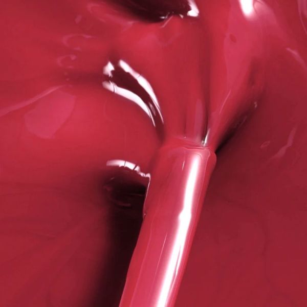 Poderm Color Care vernis à ongles soin et tea tree rouge rose 8ml