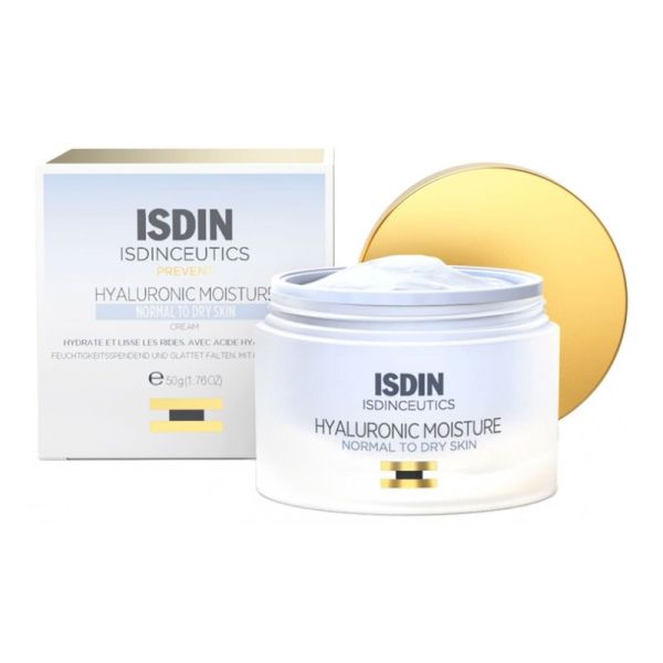 Isdinceutics Prevent Hyaluronic Moisture peau normale sèche 50g