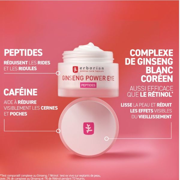 Erborian Ginseng Power Eye crème yeux lissante 15ml