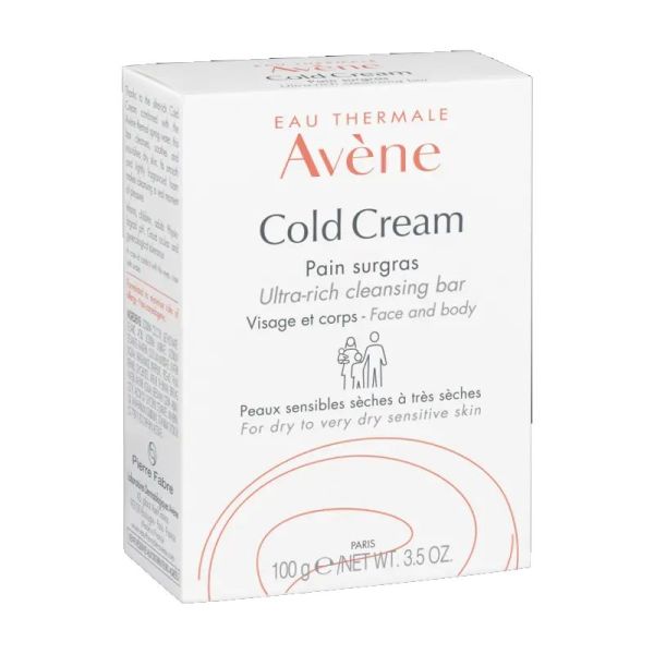 Avène Cold Cream pain surgras peaux sensibles sèches 2 x 100g