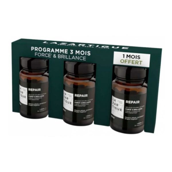 Lazartigue Repair Force & Brillance Lot de 3 x 30 Gélules
