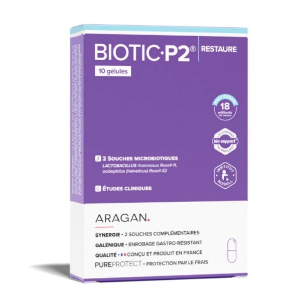 Aragan Biotic P2 restaure 10 gélules
