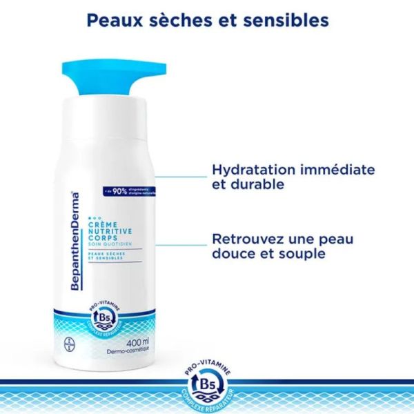 Bepanthen Derma crème nutritive corps 400ml