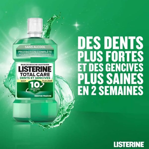 Total Care bain de bouche dents et gencives menthe fraiche 500ml