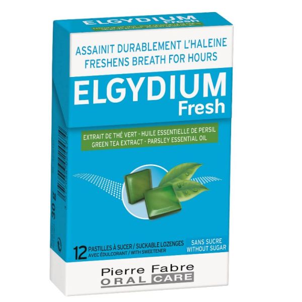 Elgydium Fresh 12 Pastilles à Sucer