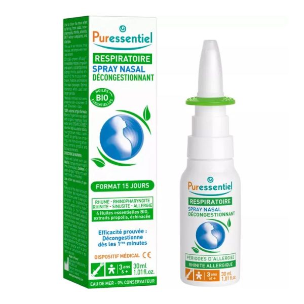 Spray Nasal décongestionnant allergies 30ml