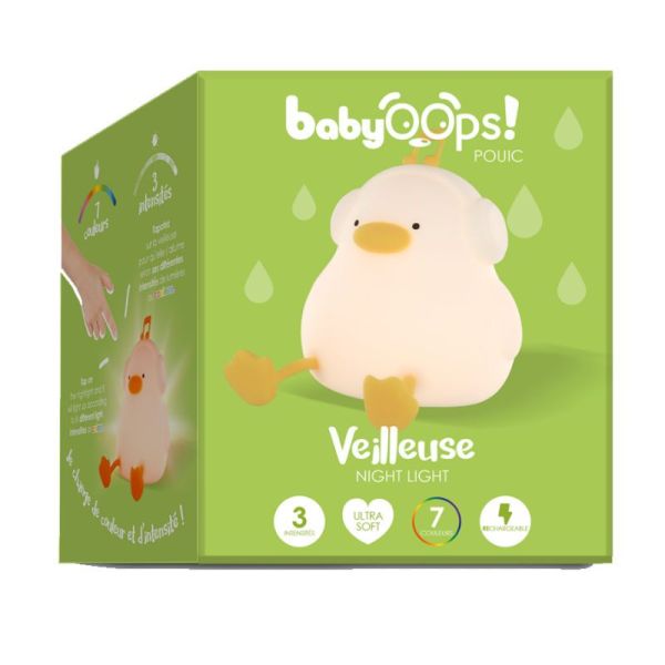 BabyOop's Veilleuse Pouic - Change de couleur et d'intensité !