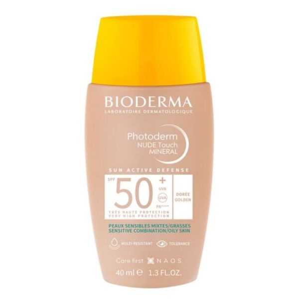Bioderma Photoderm Nude Touche SPF50+ teinte dorée 40ml