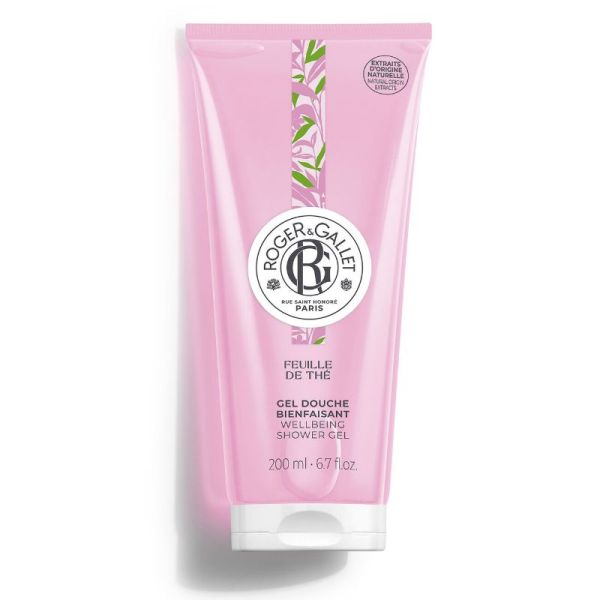 Roger & Gallet Feuille de thé gel douche bienfaisant 200 ml