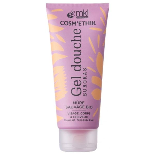 MKL Cosm'Ethik Gel Douche Surgras Mûre Sauvage Bio 200 ml